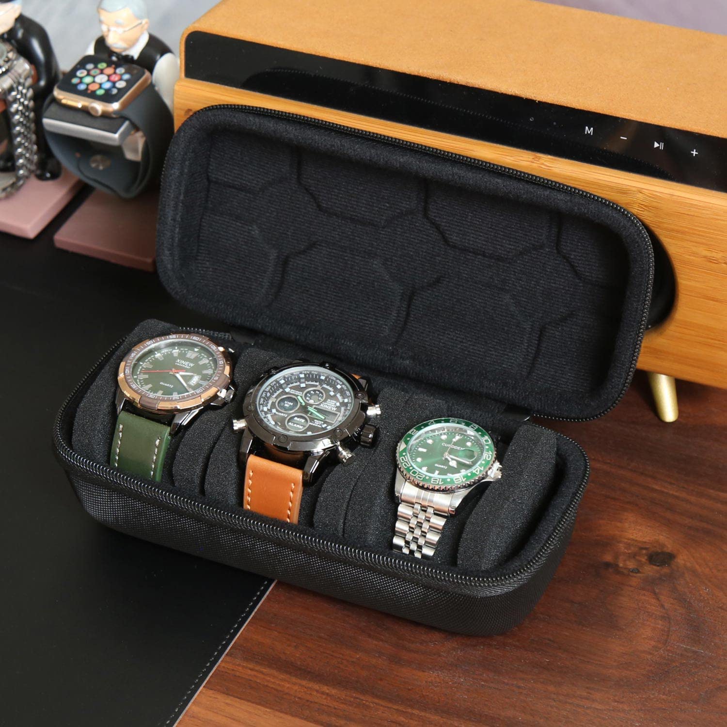 Watch Display Box - Organizer Kotak Jam Tangan untuk Pria