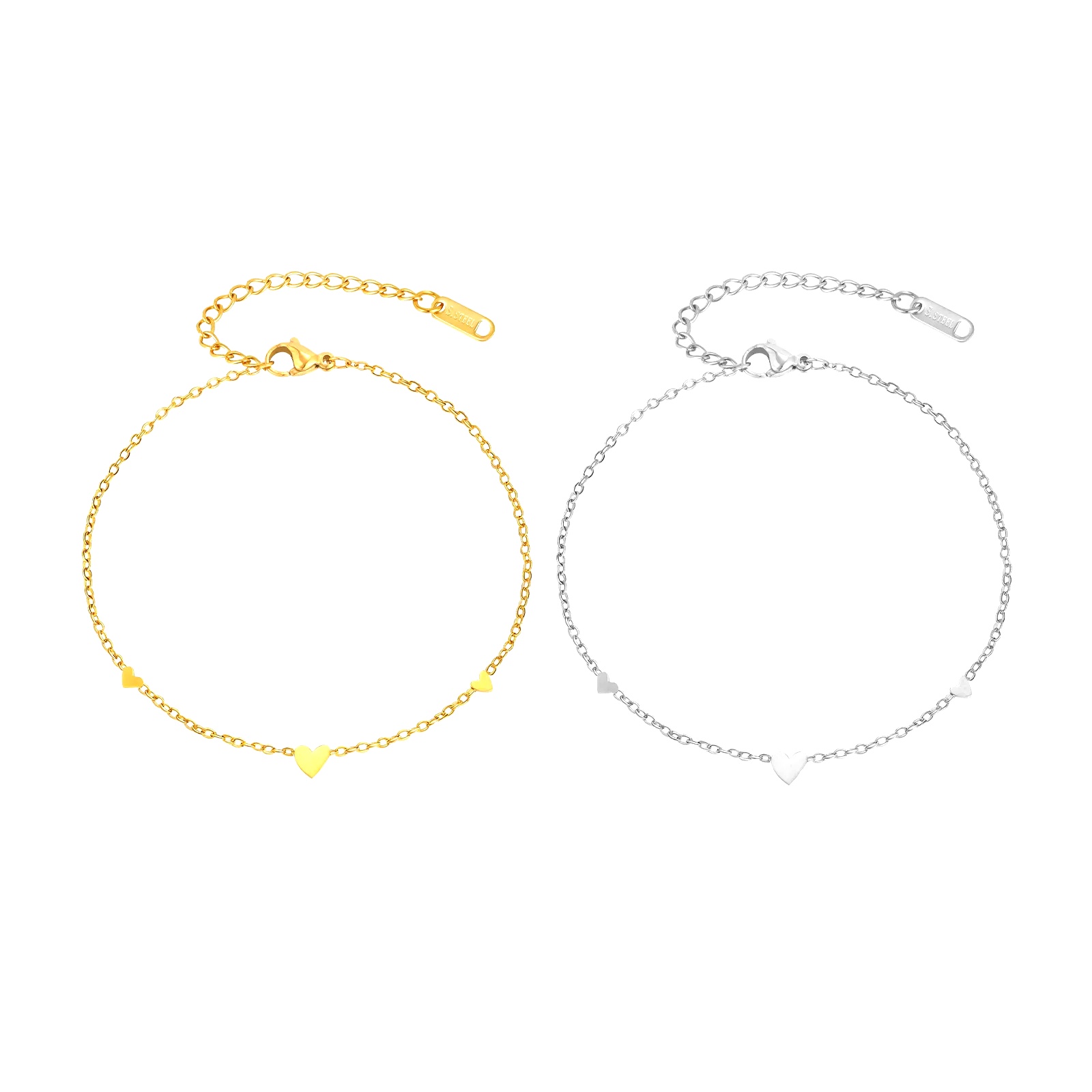 Gelang Kaki Hati Baja Tahan Ka - Jc Jewelry & Watches Photos ulasan dan harga