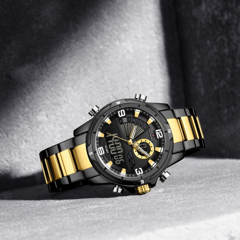 NAVIFORCE Jam Tangan Pria Dual - Jewelry For Watches ulasan dan harga