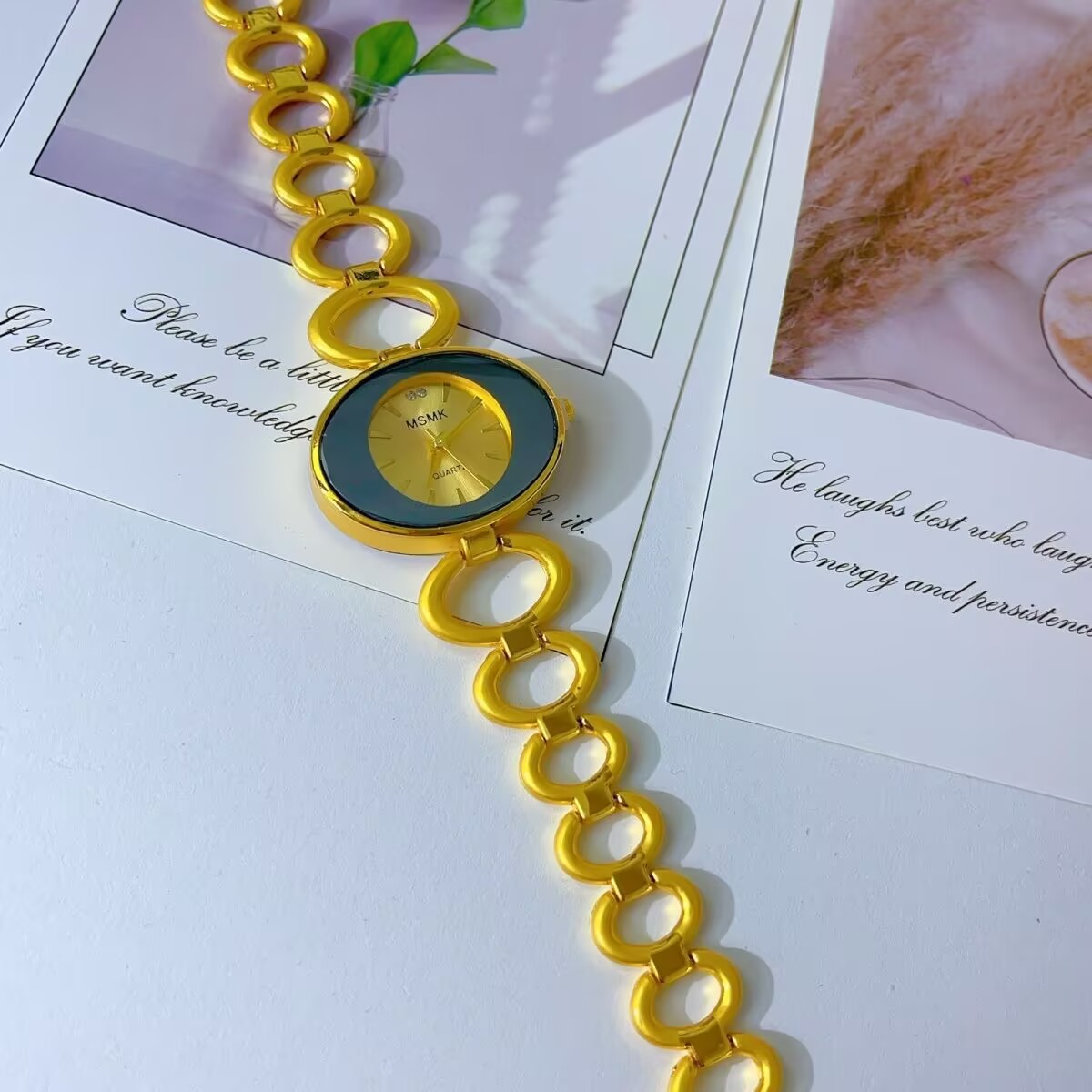 Jam Tangan Berlapis Emas 24K A - Jewelry For Watches ulasan dan harga